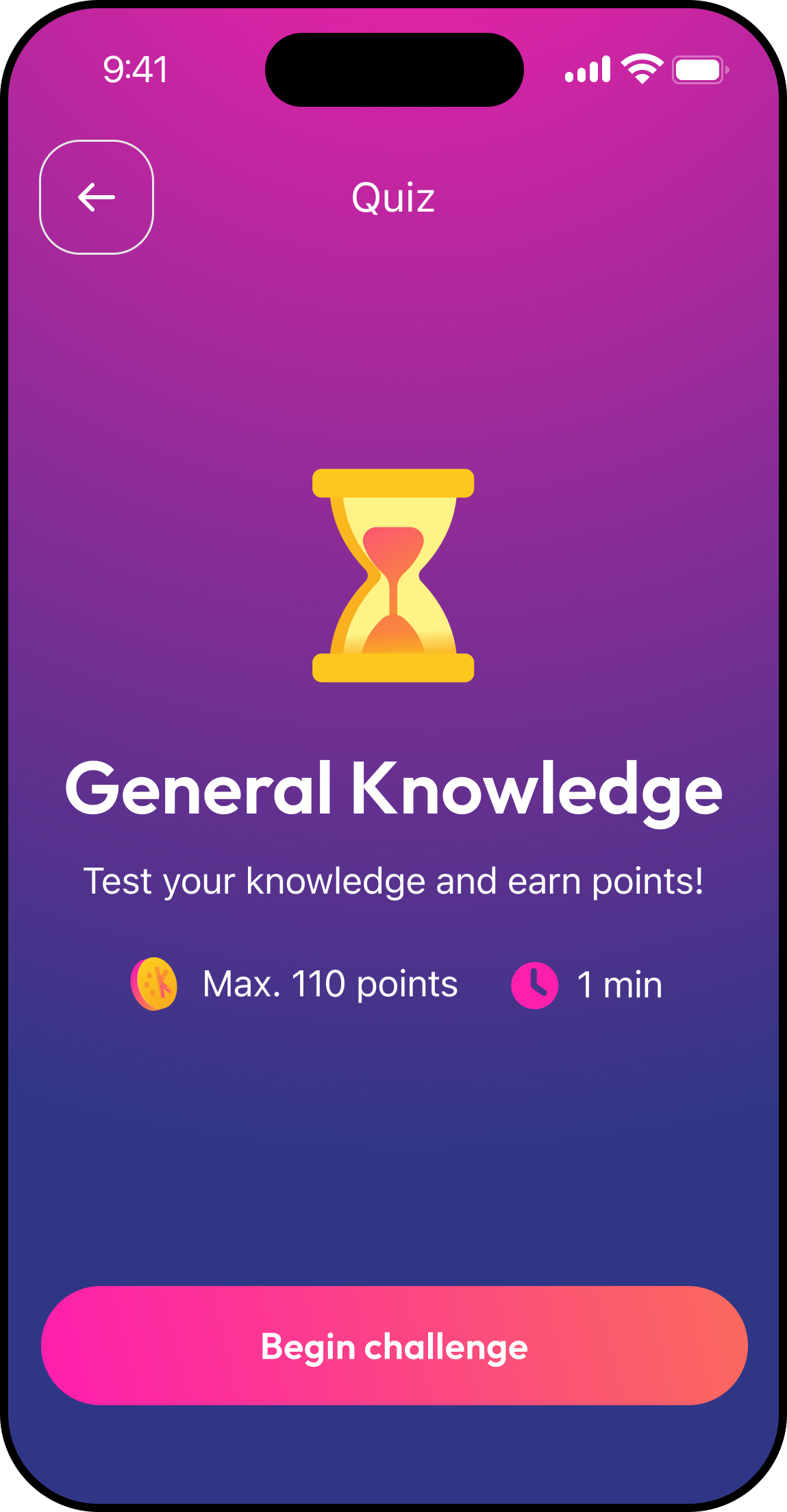 Quiz - landing