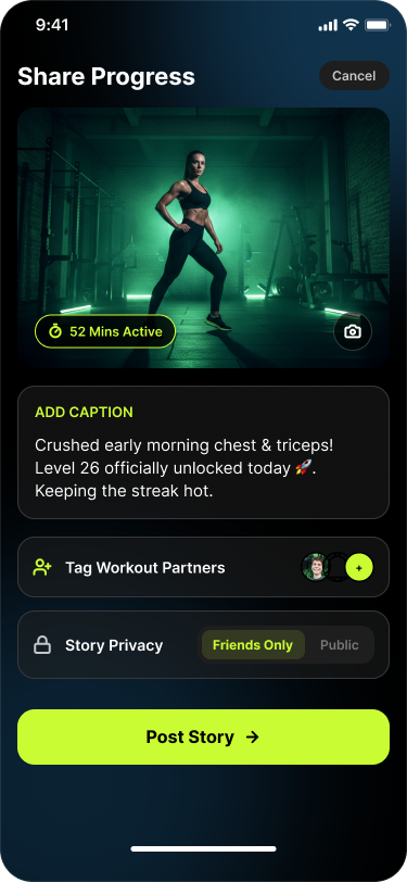 post-story-screen