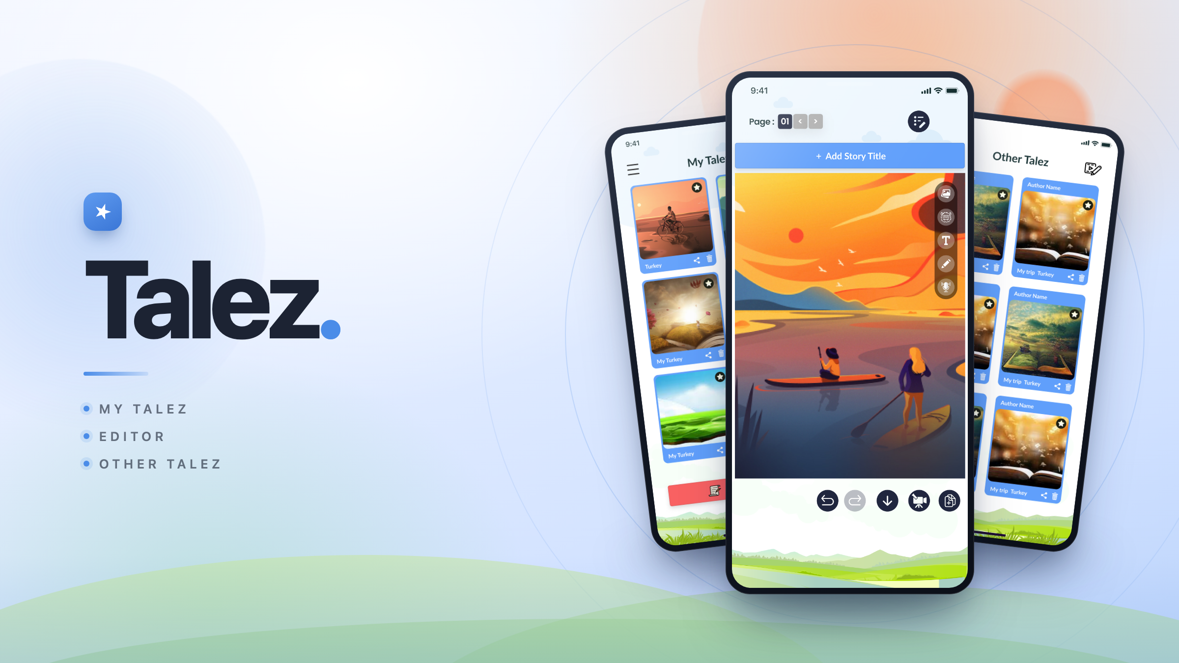 Talez — product banner